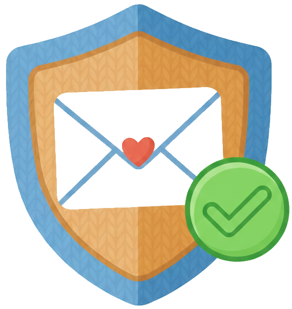 GST Email Analyzer logo — a shield with an envelope, heart, and checkmark